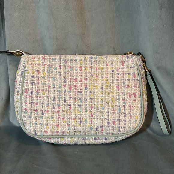 Nine West Zip-Top Knit Wristlet - Picture 3 of 4